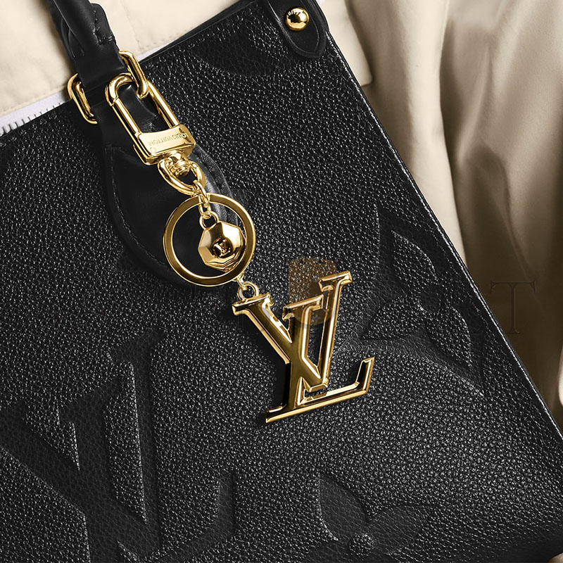 LOUIS VUITTON LV FACETTES BAG CHARM & KEY HOLDER M65216